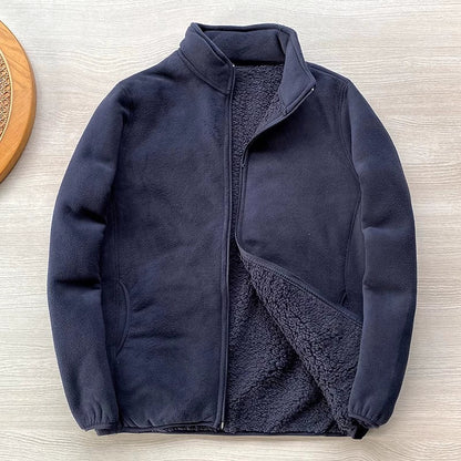 Zoee Plush Stand Collar Jacket
