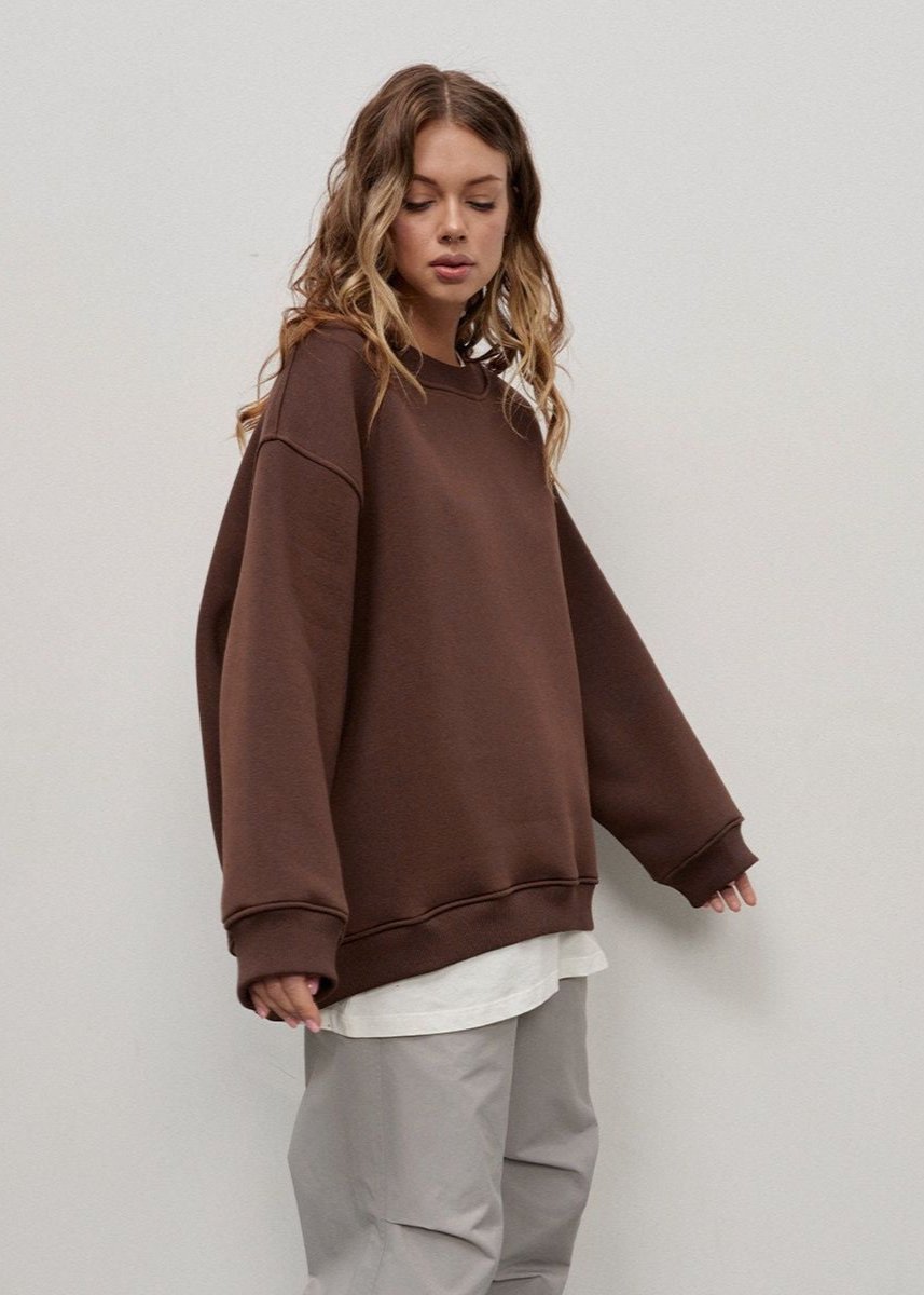 Oversized Navy Sweatshirt - Effortless Cool