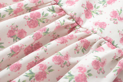 Floral - Spaghetti Strap Sexy Dress