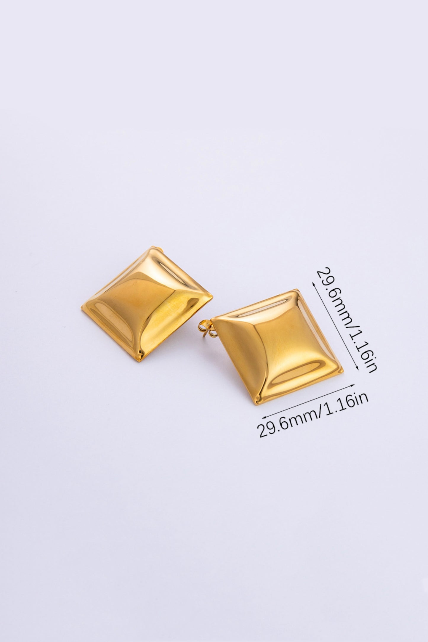 Sqaure Structured Earrings