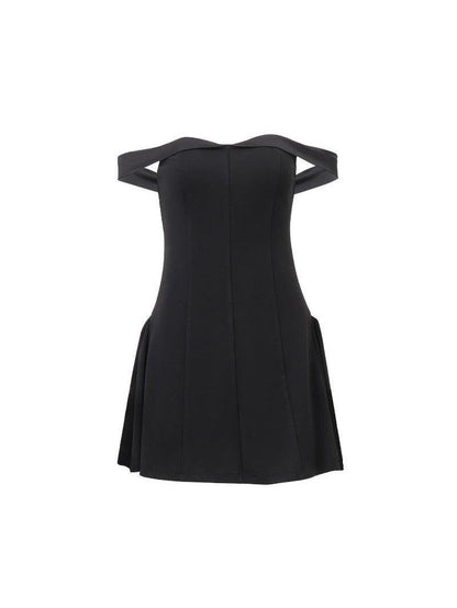 Off Shoulder A Line Dress