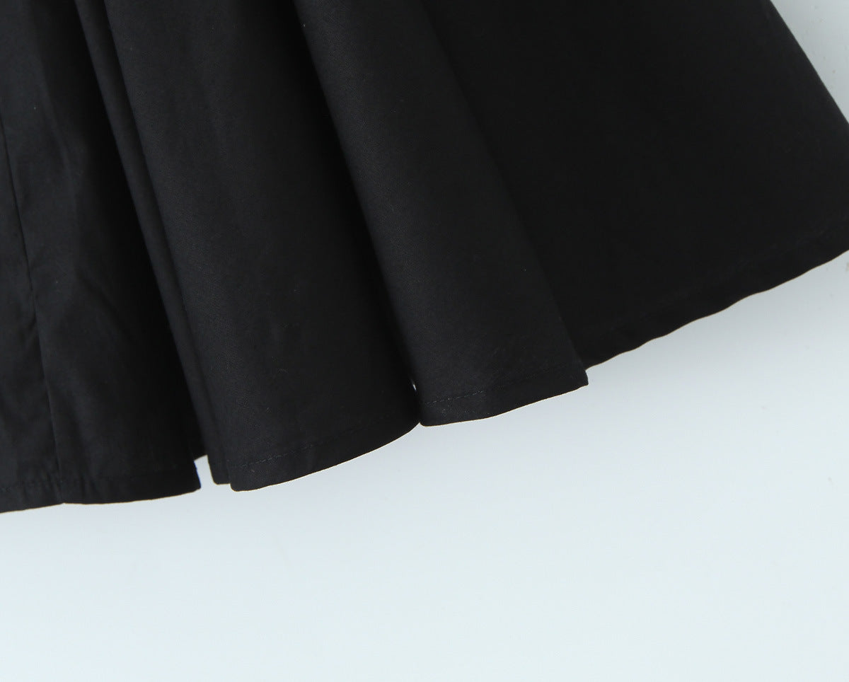 Black – Elegant Femme Fatale V-Neck Dress