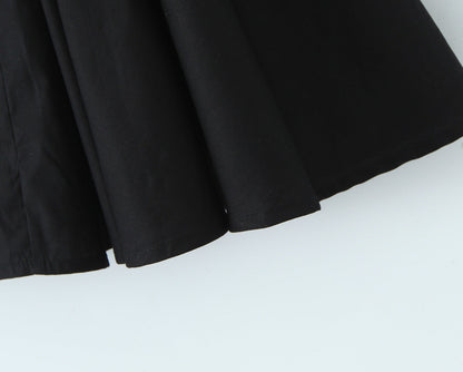 Black – Elegant Femme Fatale V-Neck Dress