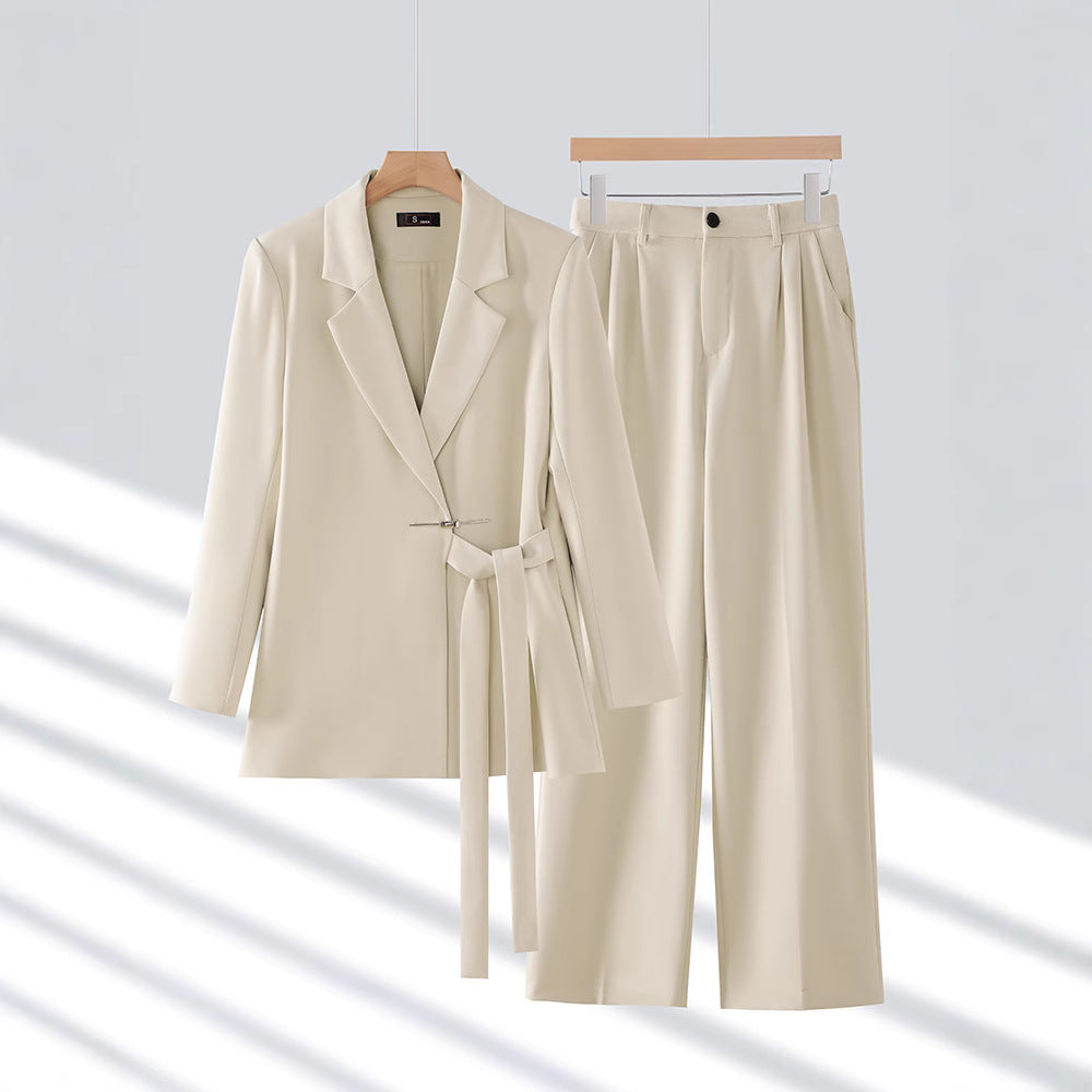 | Women's Tailored Suit Set, Long Blazer