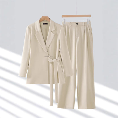 | Women's Tailored Suit Set, Long Blazer