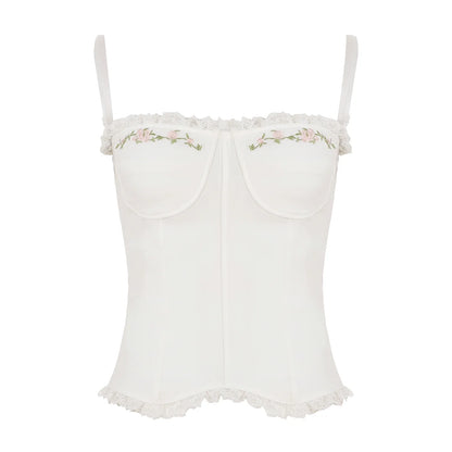 Nikita Floral Lace Corset Top