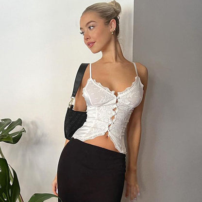 Josie Lace Trim Top
