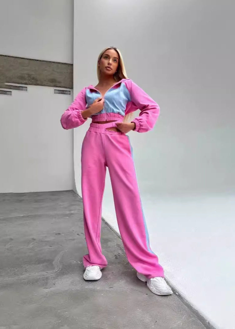 Aurora - Two-Tone Cutout Tracksuit