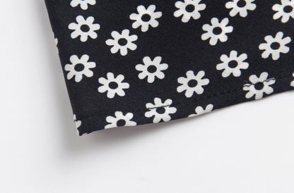 Black – Floral Slim Fit Spaghetti Strap Dress