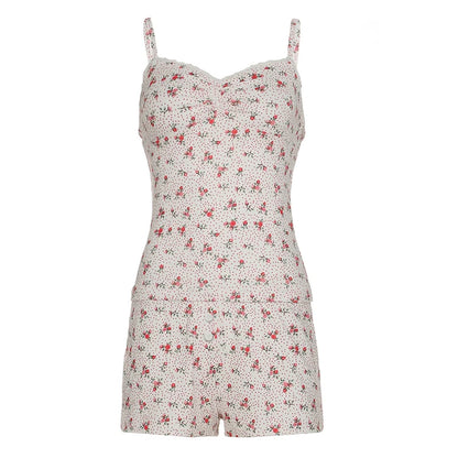 Alannah Floral Lace Short Set