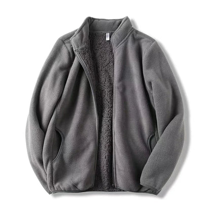 Zoee Plush Stand Collar Jacket