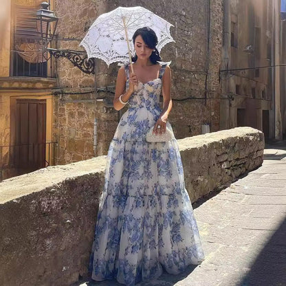 Backless Sexy Deep V Prom Dress