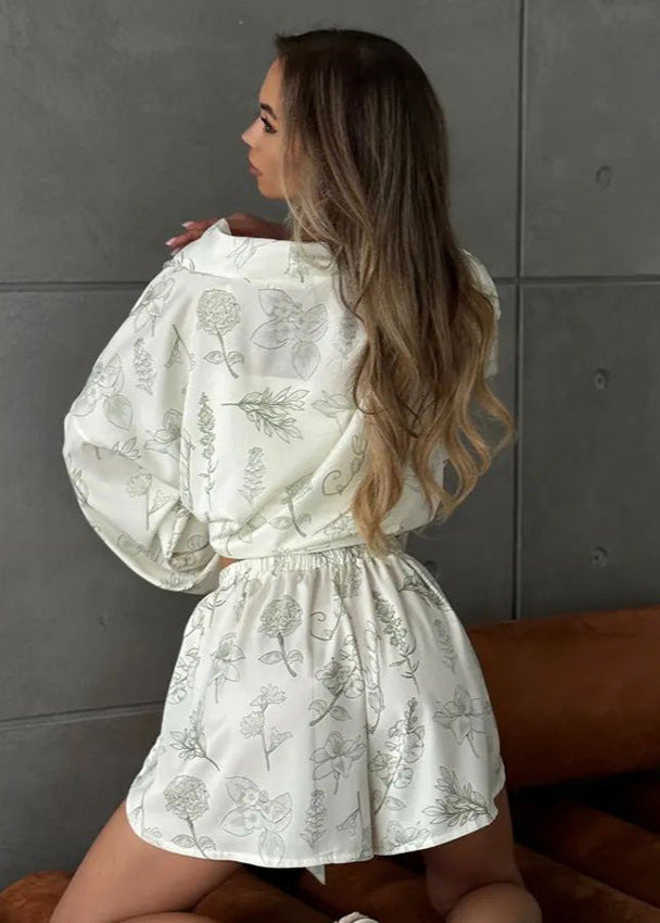 Flora - Two-Piece Floral Lounge Set