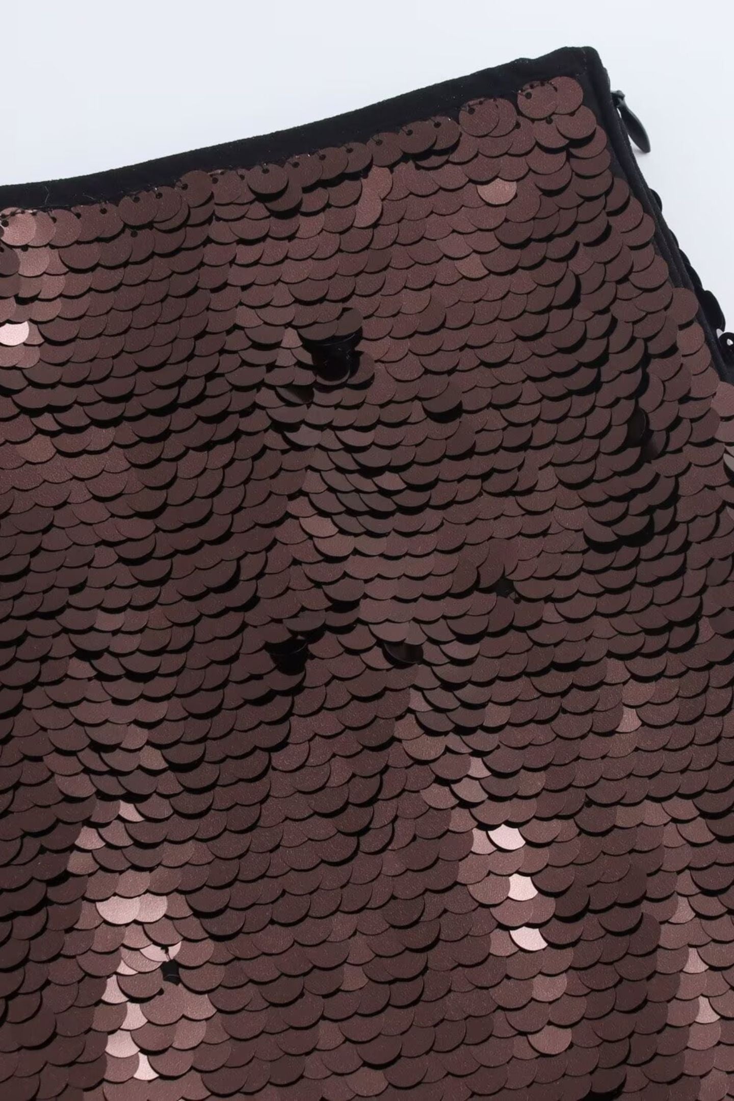 Dale Sequins Chiffon Pencil Skirt