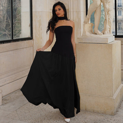 Kamree Strapless Backless Maxi Dress