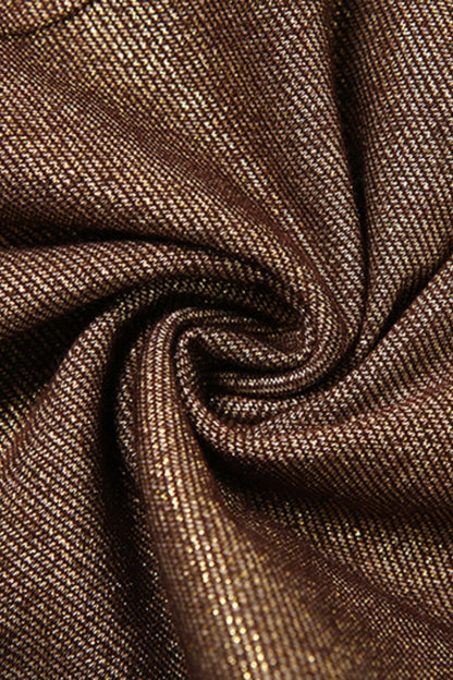 Madeline Plunge Cowl Neck Knotted Maxi Dress