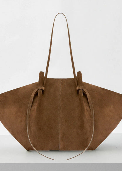 Luxe Suede Tote Bag