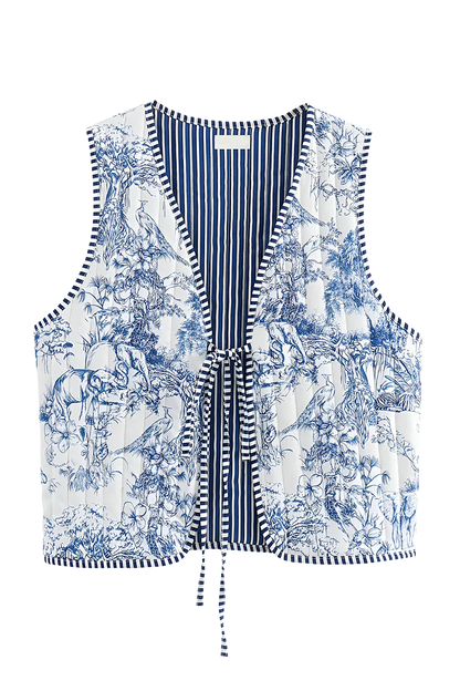 Babinia Blue Waistcoat