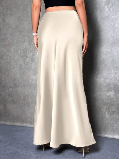 AmyVictoria | Satin High-Waist Skirt