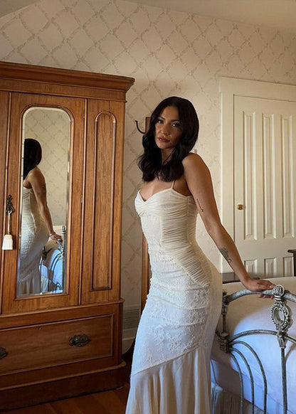 Seraphina - Lace Mermaid Evening Gown