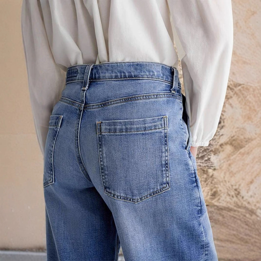 Elena | Casual Straight Leg Jeans