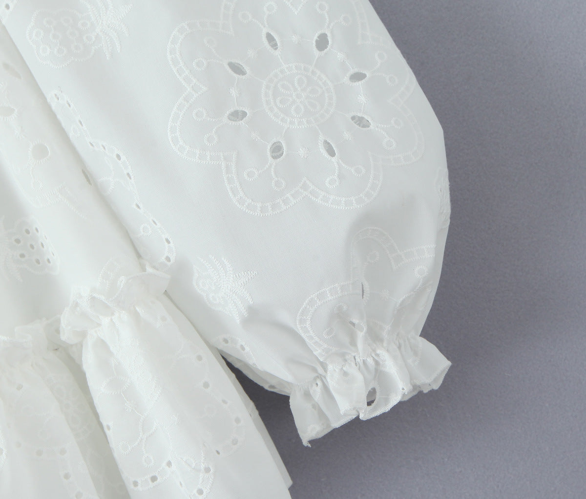 White – Hollow Out Cute Casual Dress