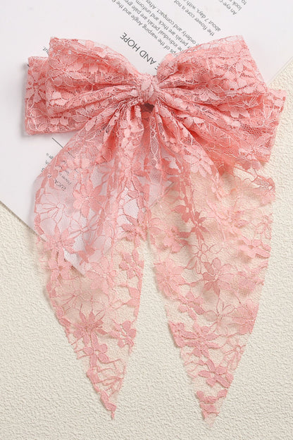 Double Bowknot Lace Hair Clip