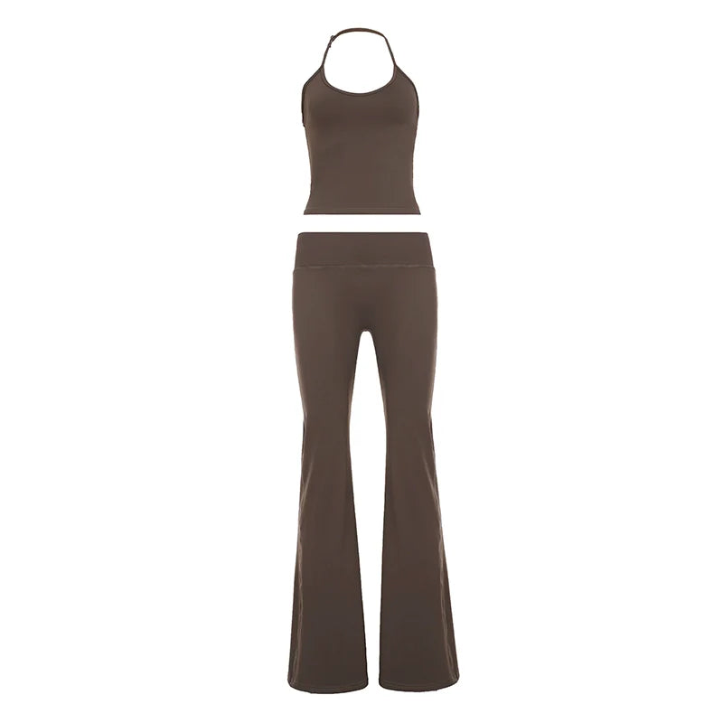 Samyra Halter Backless Pant Set