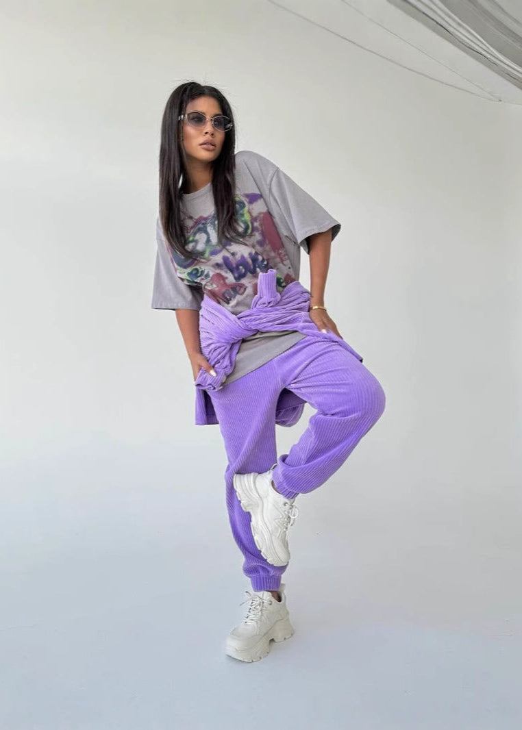 Graffiti Love - Oversized Graphic T-Shirt