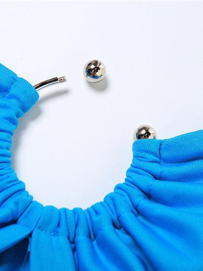 Cutout Cropped Tank Top & High Waist Skirt Coord Set