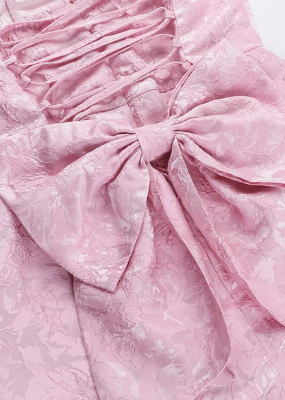 Blossom Bow-Back Strapless Dress