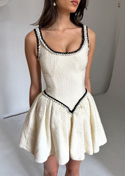 Textured Corset Mini Dress