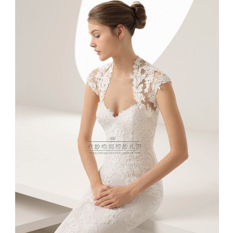Strapless Mermaid Simple Wedding Dress