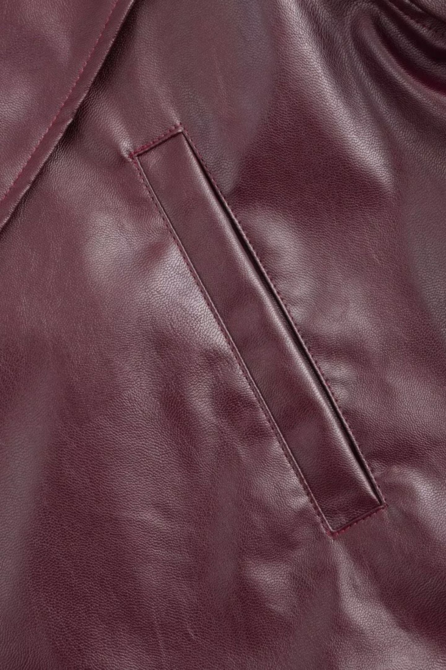 Dana Faux Leather Cropped Jacket