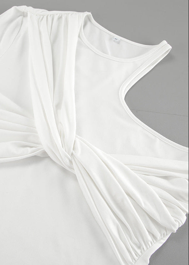 Bold Twist - Asymmetrical One-Sleeve Top