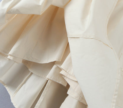 Apricot – Elegant Slim-Fit Waist Dress