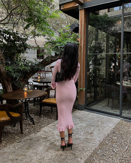 Neoma | Maternity Casual Long Sleeved Midi Dress