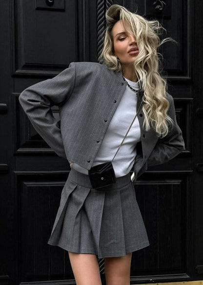 Urban Edge - Pinstripe Two-Piece Set