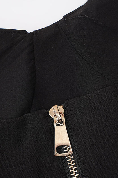 Patricia Crystal Embellished Halter Mini Knit Dress