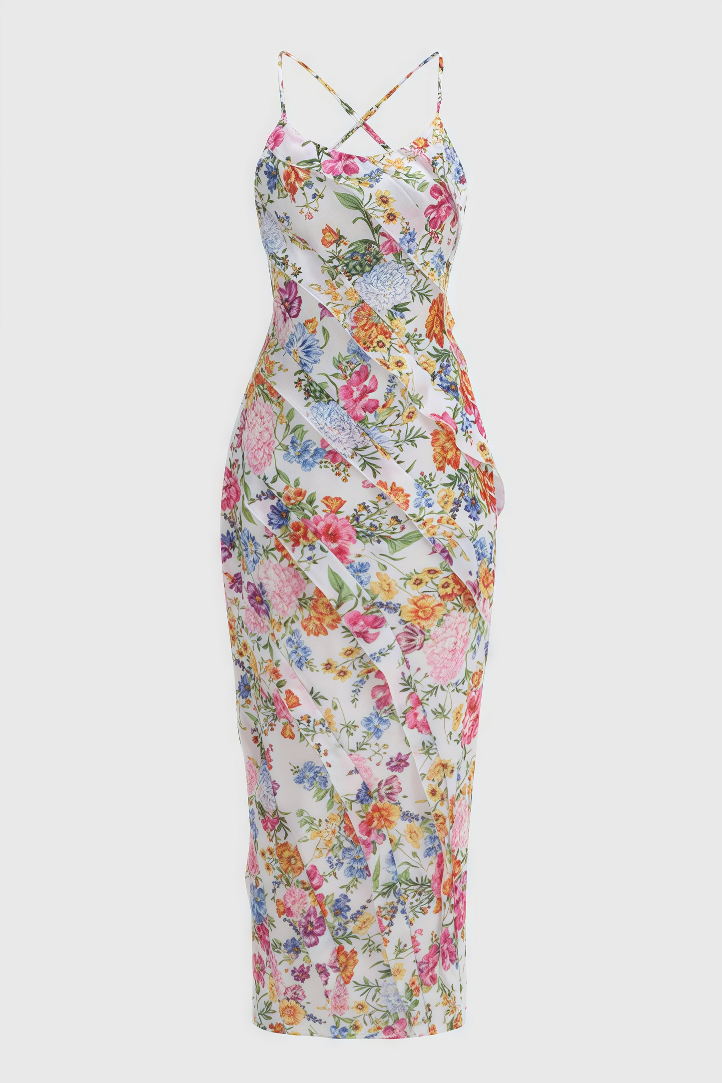 Janelle Floral Halter Maxi Dress