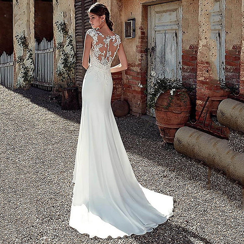 Long Sleeve Mermaid Sexy Wedding Dress