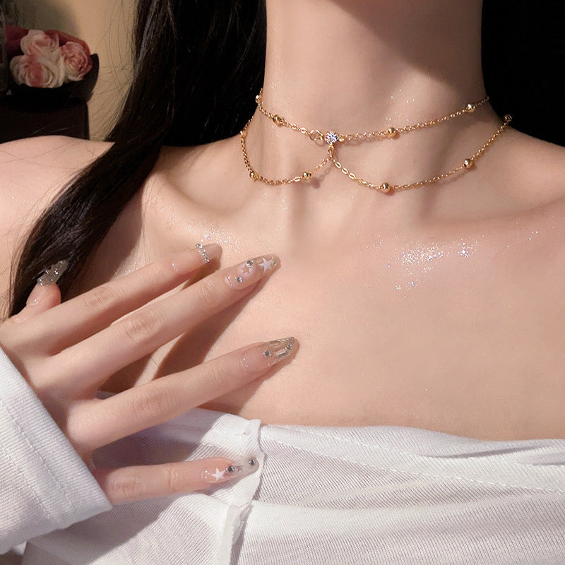 Sexy Thin Chain Sparkling Rhinestone Body Chain