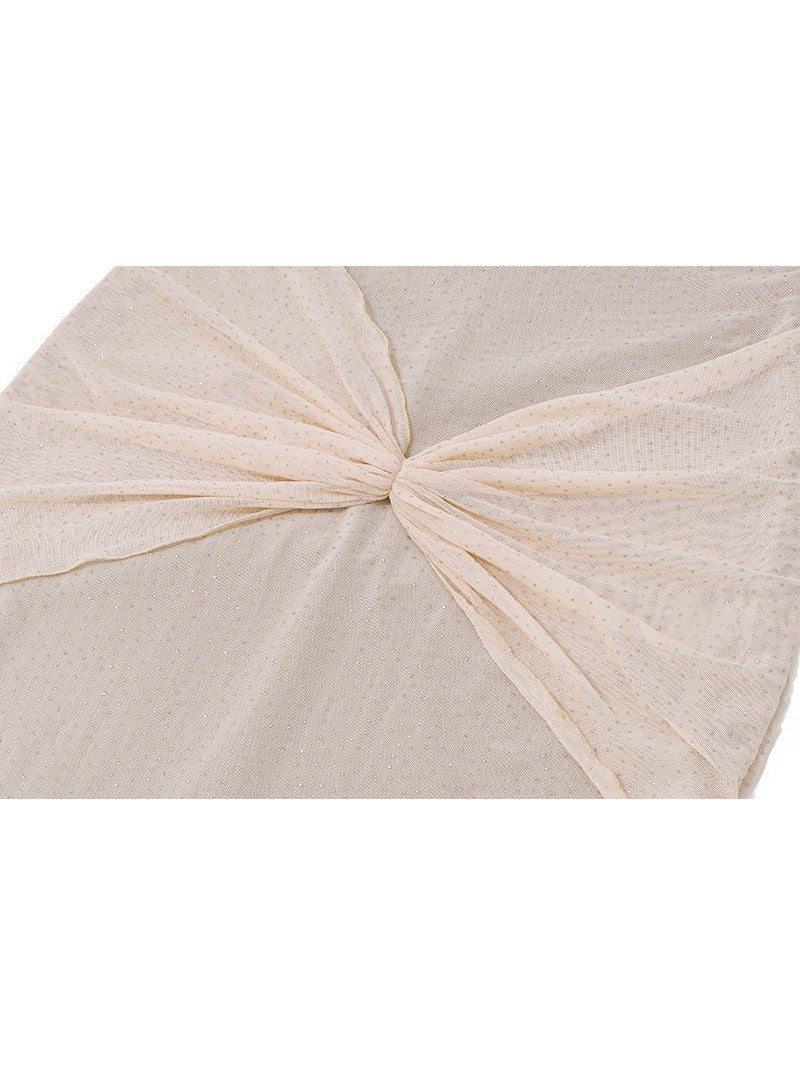 Bandeau Tube Shimmer Fishtail Gown Dress