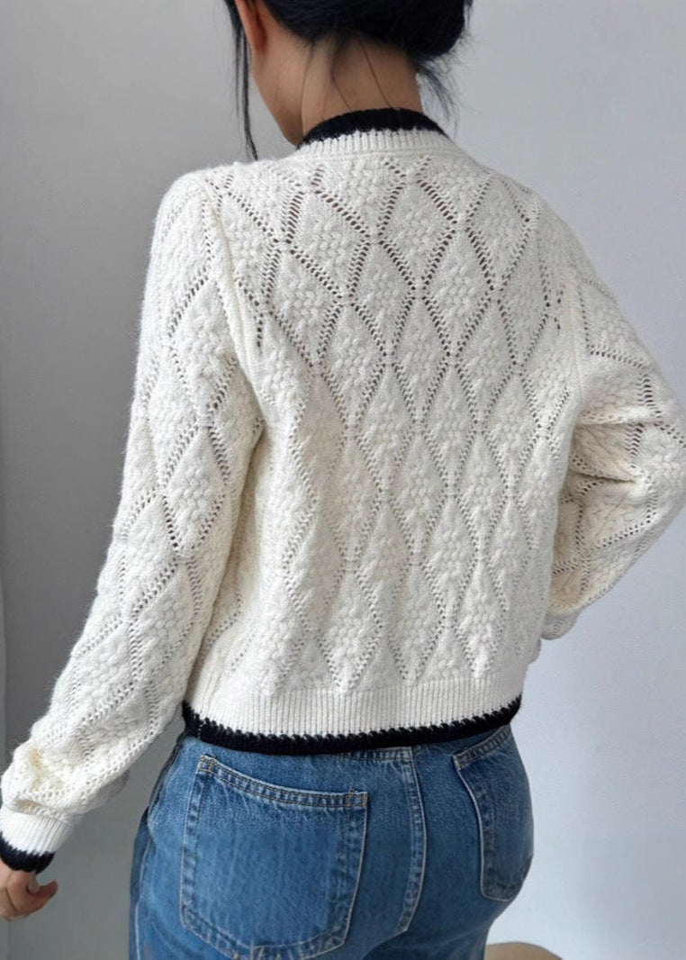 Chic Charm Tie-Front Knit Cardigan