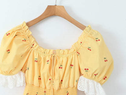 Yellow – Fresh Floral Smocked Dress