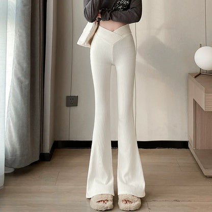 Makeda Knitted Flare Pants