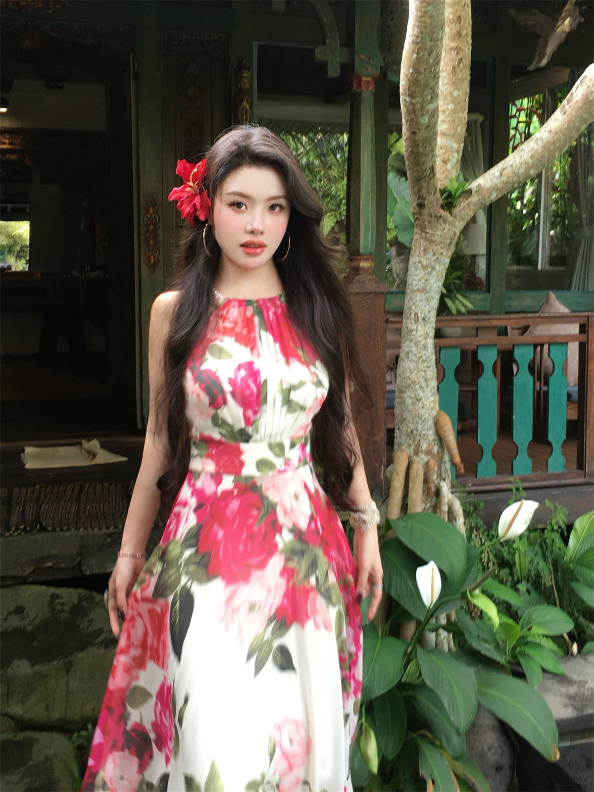 Millennium Mambo Floral Maxi Statement Print Spring Summer Gown 2025