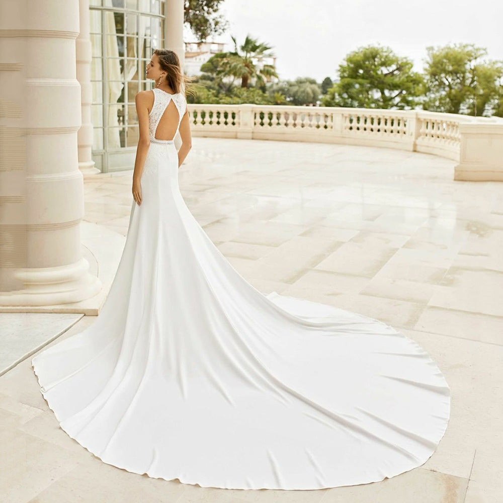 Vintage Lace Slim Wedding Dress