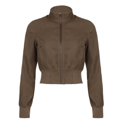 Carlynn Striped Bomber Jacket
