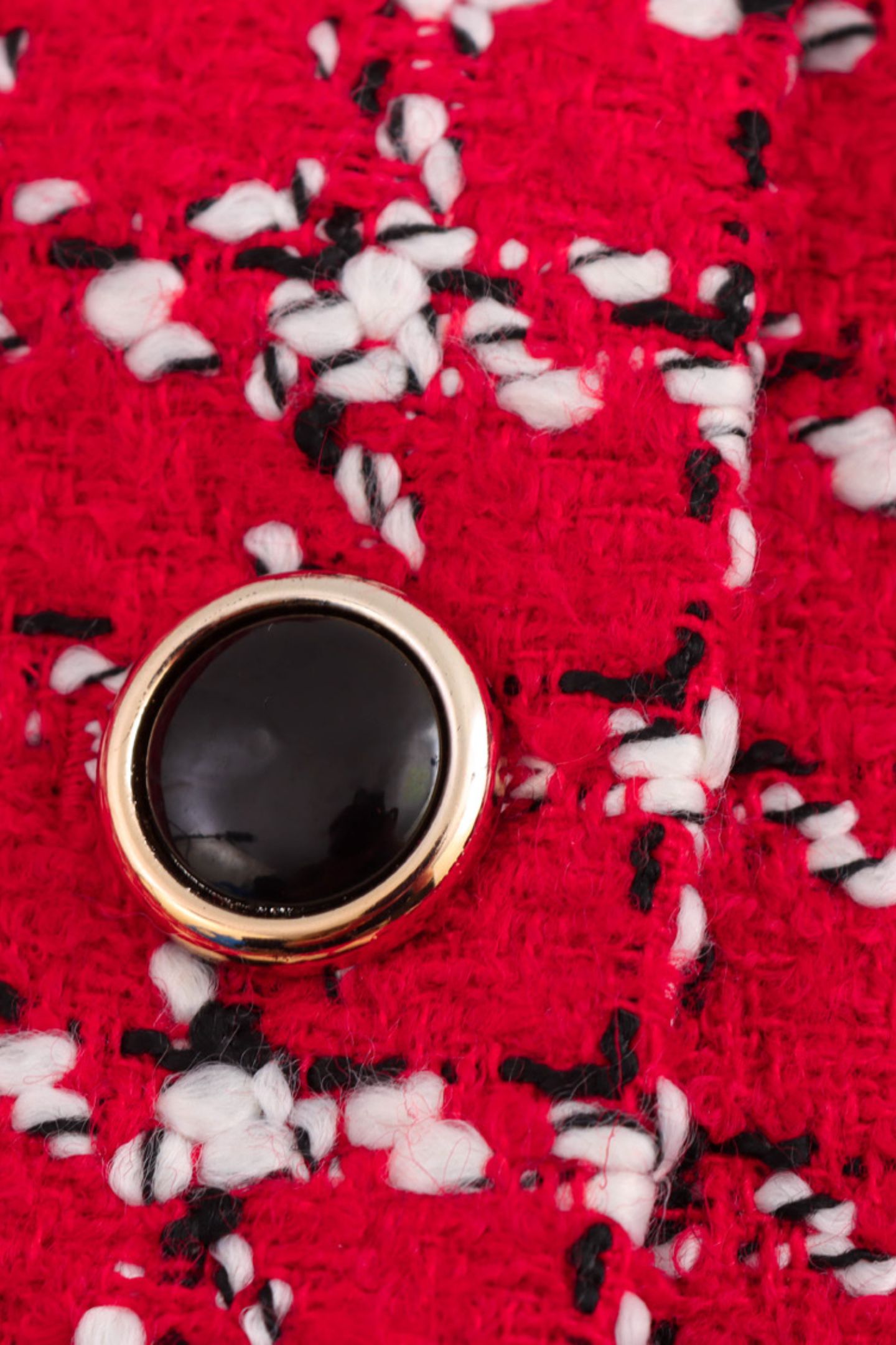 Lapel Textured Jacket Tweed Set